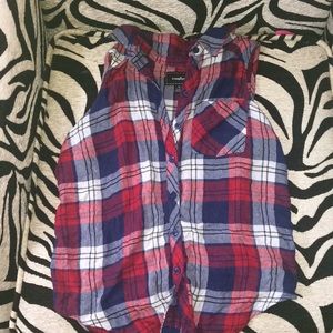 Plaid top